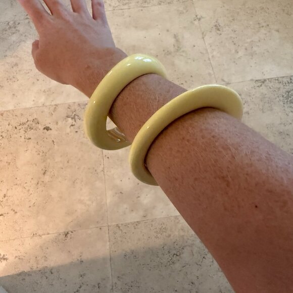 Asymmetrical Bangles Set of 2 - Picture 1 of 5